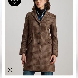 Ralph Lauren Single-Breasted Walker Coat size 4